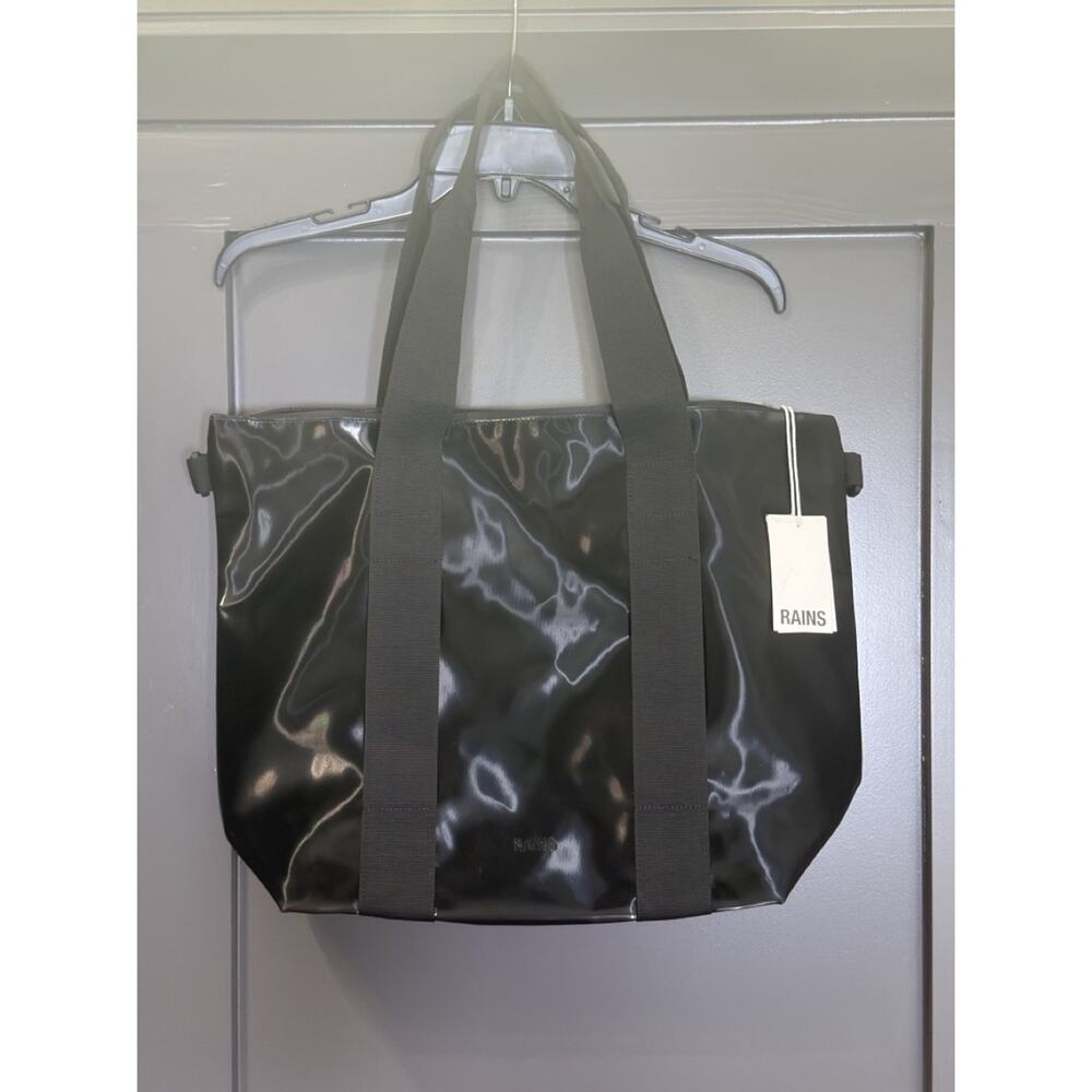 NWT RAINS OS Tote Bag Mini W3 Night Black, $95 MSRP